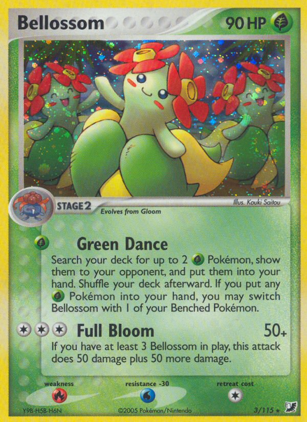 Bellossom (3/115) [EX: Unseen Forces] | Game Master's Emporium (The New GME)