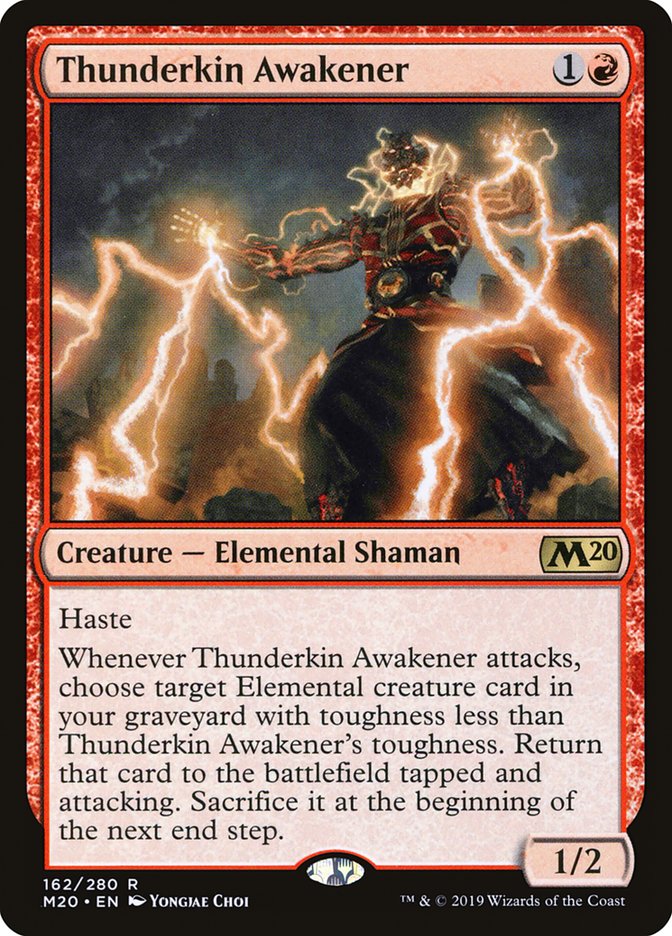 Thunderkin Awakener [Core Set 2020] | Game Master's Emporium (The New GME)