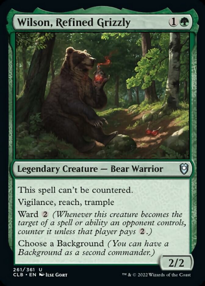Wilson, Refined Grizzly [Commander Legends: Battle for Baldur's Gate] | Game Master's Emporium (The New GME)