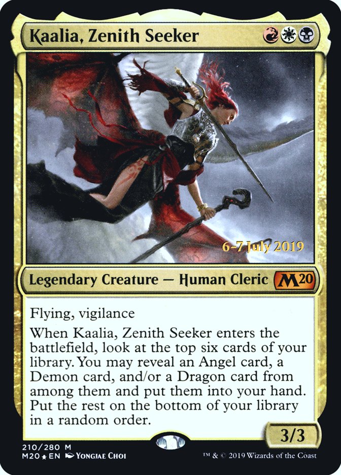 Kaalia, Zenith Seeker [Core Set 2020 Prerelease Promos] | Game Master's Emporium (The New GME)