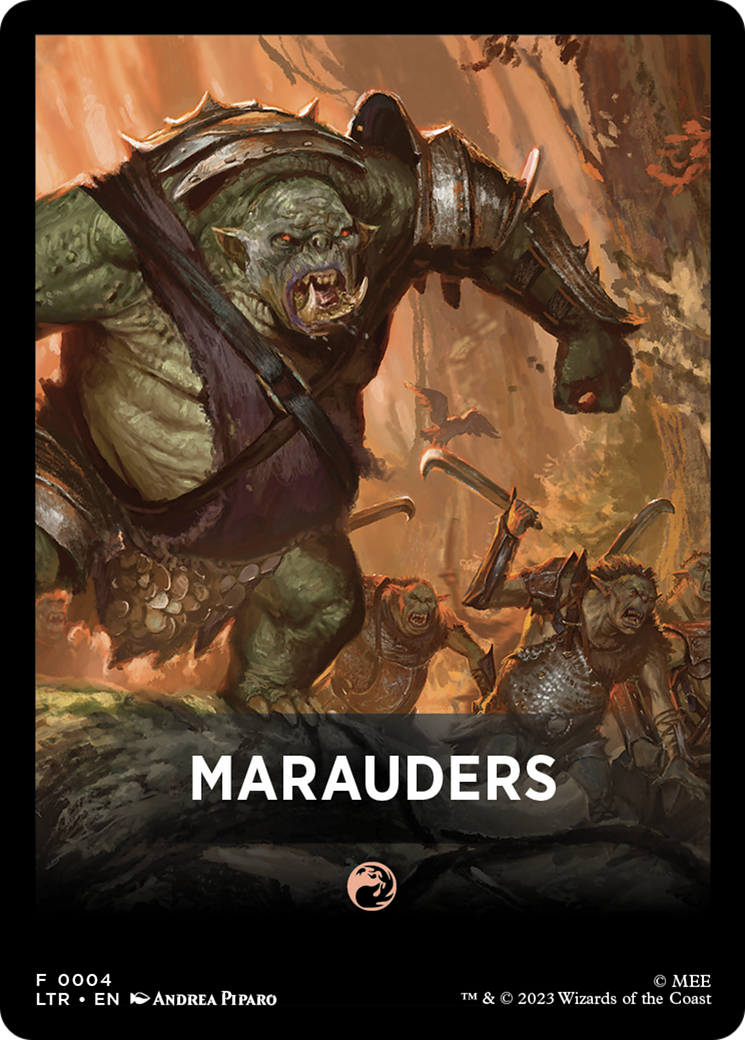 Marauders Theme Card [The Lord of the Rings: Tales of Middle-Earth Tokens] | Game Master's Emporium (The New GME)