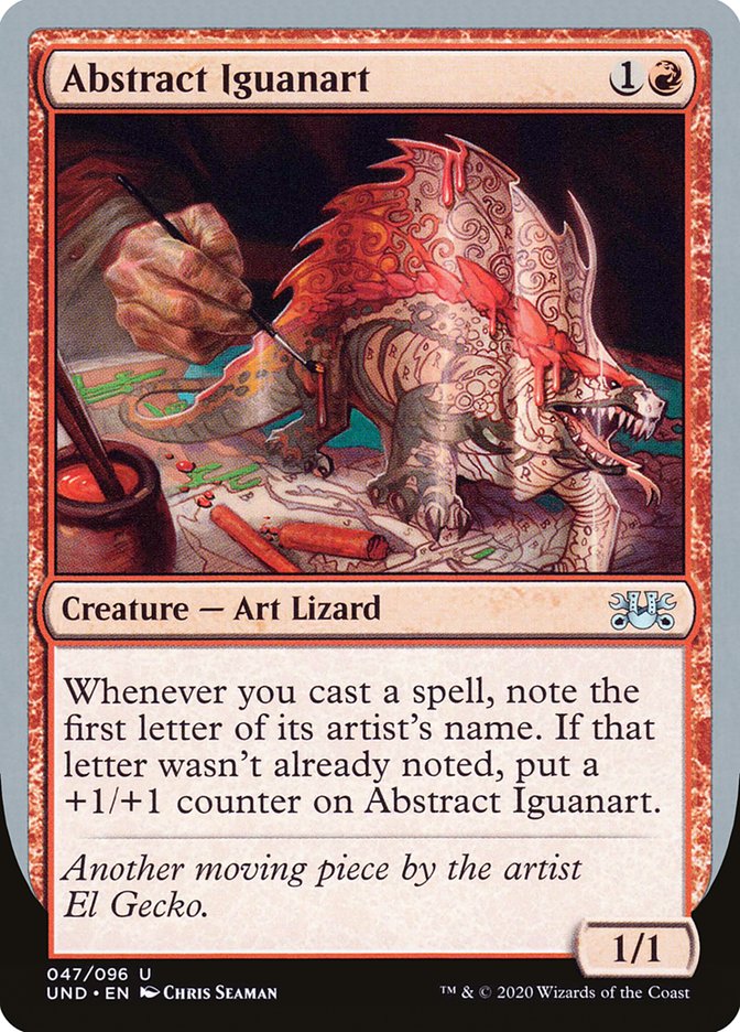 Abstract Iguanart [Unsanctioned] | Game Master's Emporium (The New GME)