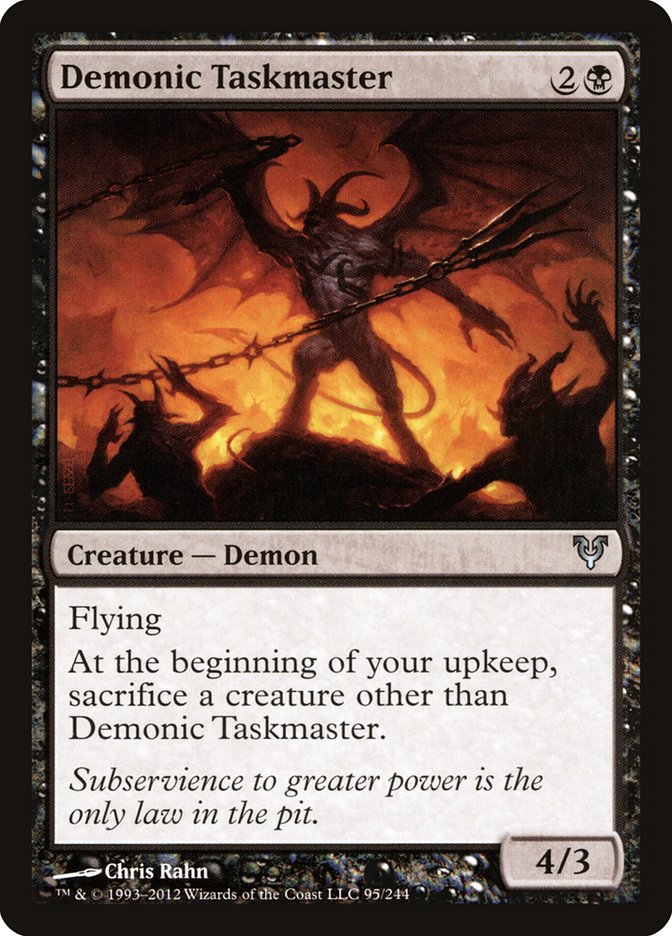 Demonic Taskmaster [Avacyn Restored] | Game Master's Emporium (The New GME)