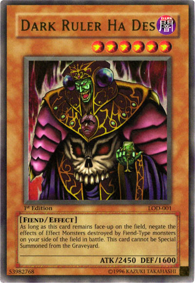 Dark Ruler Ha Des [LOD-001] Ultra Rare | Game Master's Emporium (The New GME)