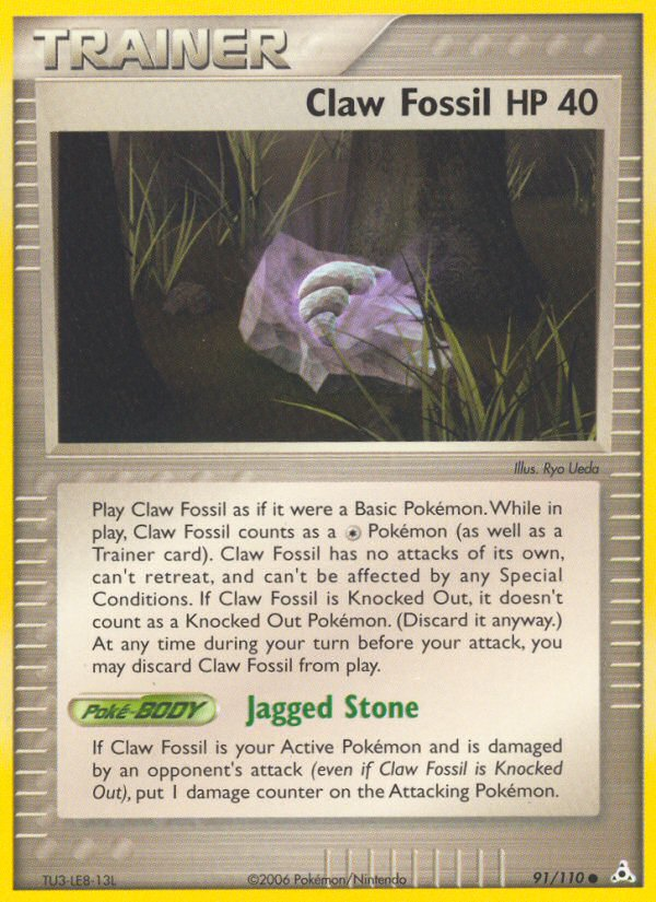 Claw Fossil (91/110) [EX: Holon Phantoms] | Game Master's Emporium (The New GME)