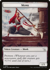 Monk // Spirit (14) Double-Sided Token [March of the Machine Tokens] | Game Master's Emporium (The New GME)