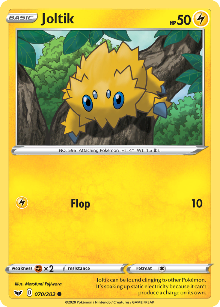 Joltik (070/202) [Sword & Shield: Base Set] | Game Master's Emporium (The New GME)