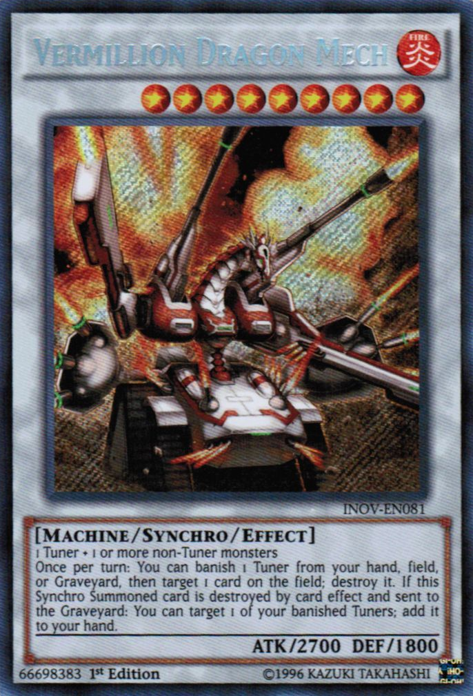 Vermillion Dragon Mech [INOV-EN081] Secret Rare | Game Master's Emporium (The New GME)