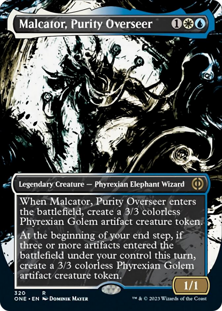 Malcator, Purity Overseer (Borderless Ichor) [Phyrexia: All Will Be One] | Game Master's Emporium (The New GME)