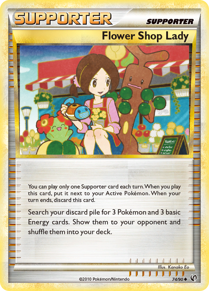 Flower Shop Lady (74/90) [HeartGold & SoulSilver: Undaunted] | Game Master's Emporium (The New GME)
