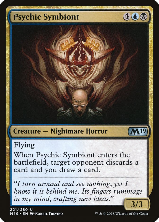 Psychic Symbiont [Core Set 2019] | Game Master's Emporium (The New GME)