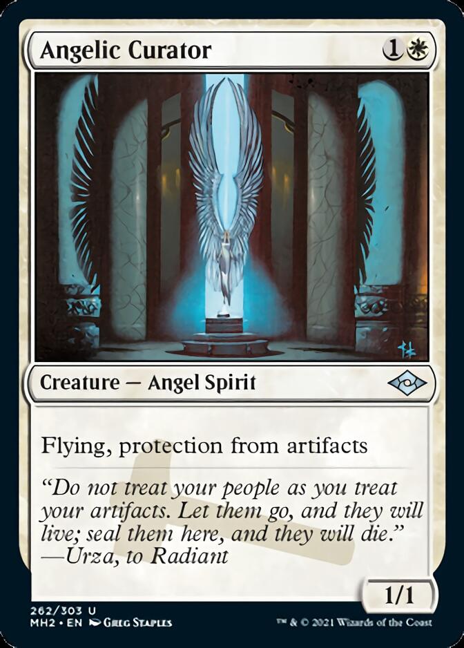 Angelic Curator (Foil Etched) [Modern Horizons 2] | Game Master's Emporium (The New GME)