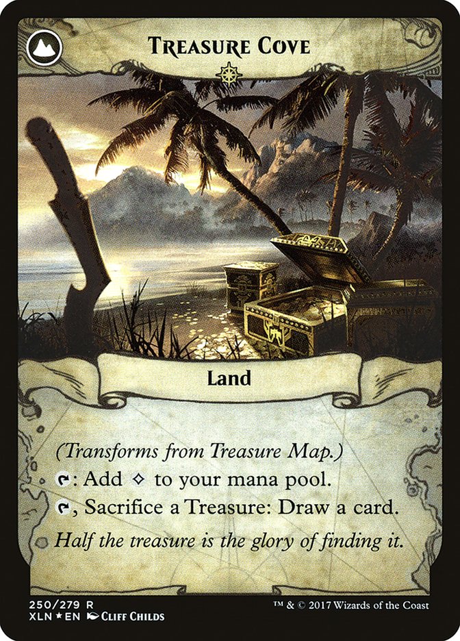 Treasure Map // Treasure Cove [Ixalan Prerelease Promos] | Game Master's Emporium (The New GME)