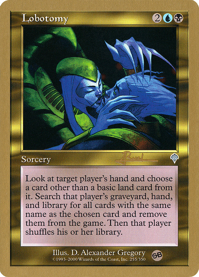Lobotomy (Antoine Ruel) (SB) [World Championship Decks 2001] | Game Master's Emporium (The New GME)