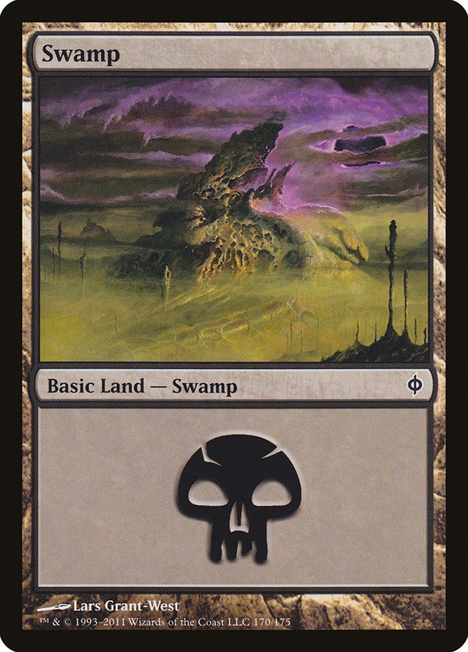 Swamp (170) [New Phyrexia] | Game Master's Emporium (The New GME)