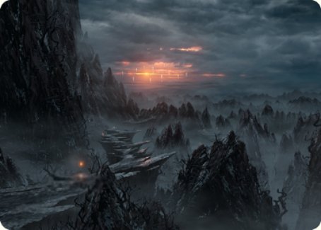 Sundown Pass Art Card [Innistrad: Crimson Vow Art Series] | Game Master's Emporium (The New GME)