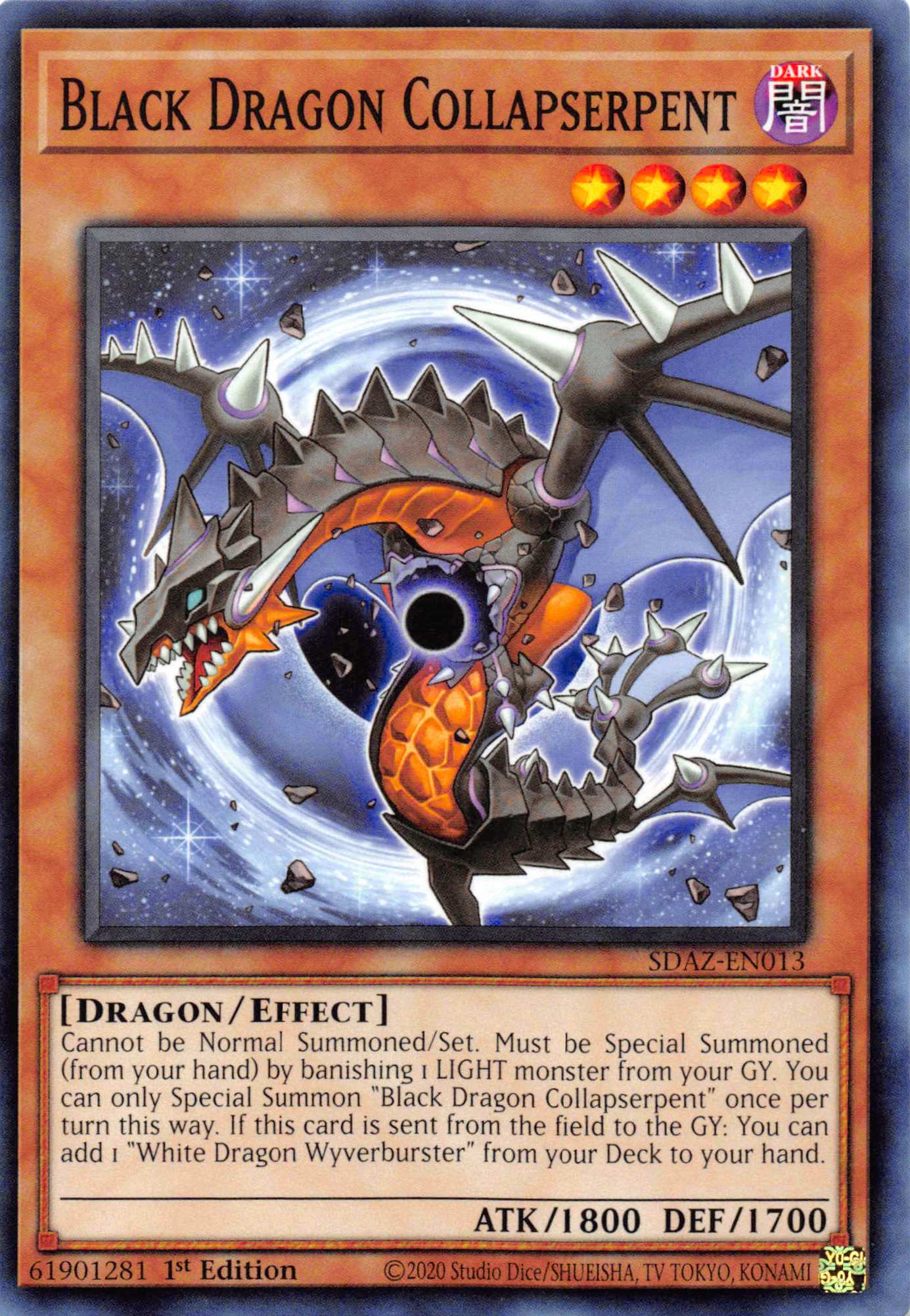 Black Dragon Collapserpent [SDAZ-EN013] Common | Game Master's Emporium (The New GME)