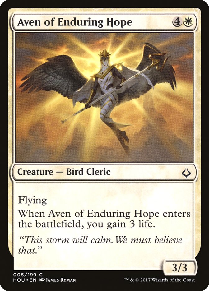 Aven of Enduring Hope [Hour of Devastation] | Game Master's Emporium (The New GME)