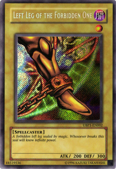 Left Leg of the Forbidden One [UBP1-EN002] Secret Rare | Game Master's Emporium (The New GME)