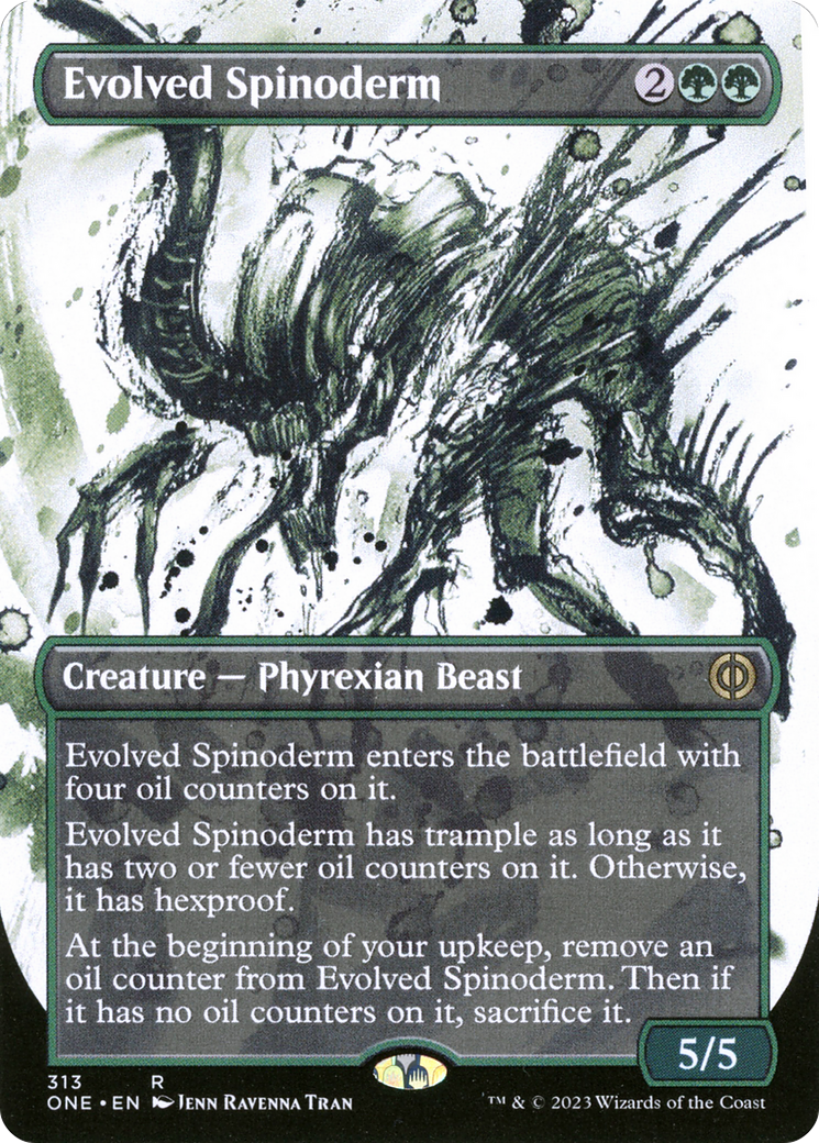Evolved Spinoderm (Borderless Ichor) [Phyrexia: All Will Be One] | Game Master's Emporium (The New GME)