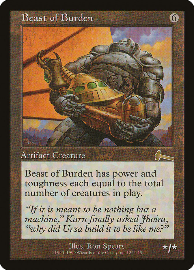 Beast of Burden [Urza's Legacy] | Game Master's Emporium (The New GME)