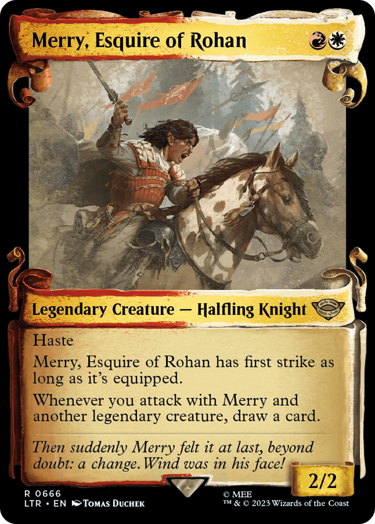 Merry, Esquire of Rohan [The Lord of the Rings: Tales of Middle-Earth Showcase Scrolls] | Game Master's Emporium (The New GME)