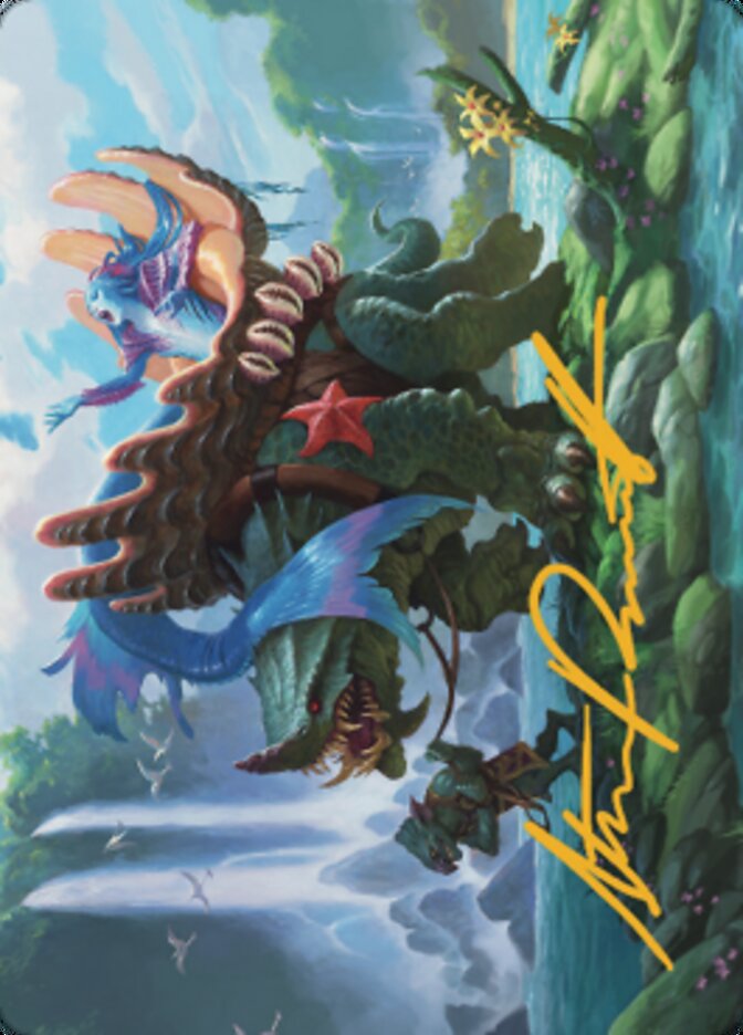Vodalian Mindsinger Art Card (Gold-Stamped Signature) [Dominaria United Art Series] | Game Master's Emporium (The New GME)