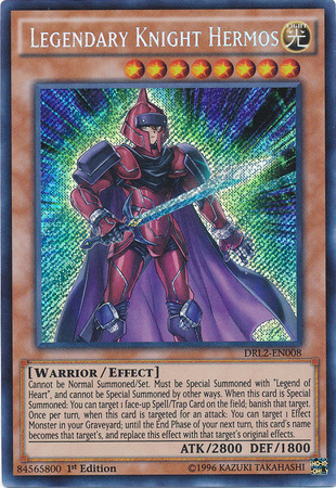 Legendary Knight Hermos [DRL2-EN008] Secret Rare | Game Master's Emporium (The New GME)