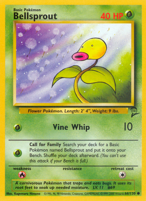 Bellsprout (66/130) [Base Set 2] | Game Master's Emporium (The New GME)