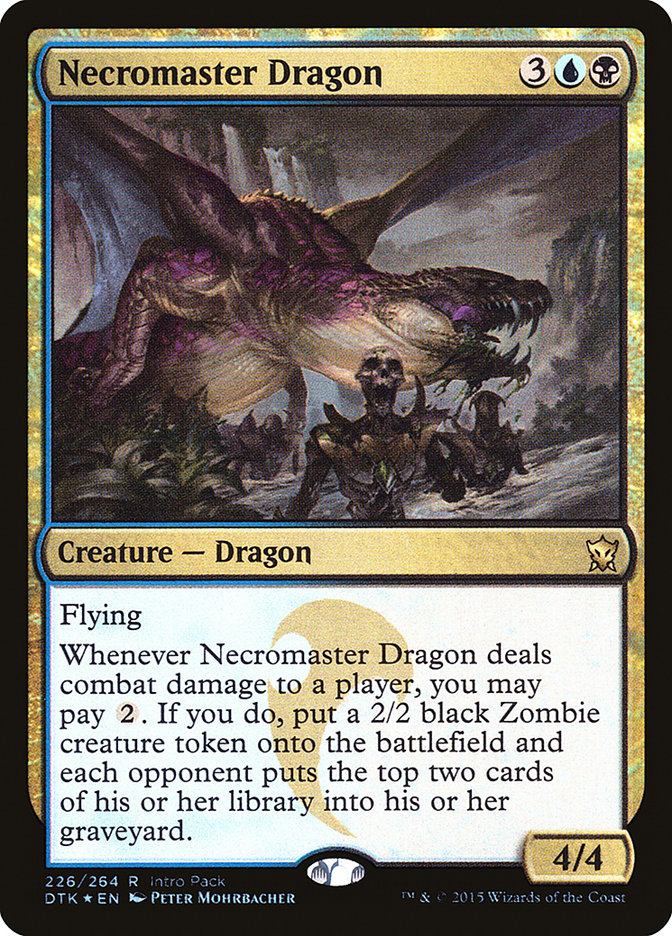 Necromaster Dragon (Intro Pack) [Dragons of Tarkir Promos] | Game Master's Emporium (The New GME)