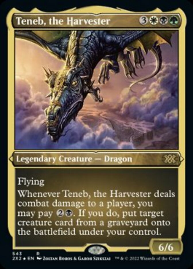 Teneb, the Harvester (Foil Etched) [Double Masters 2022] | Game Master's Emporium (The New GME)