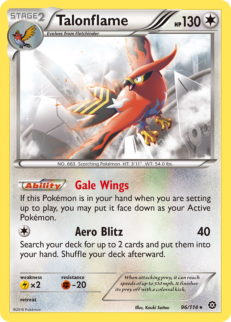 Talonflame (96/114) [XY: Steam Siege] | Game Master's Emporium (The New GME)