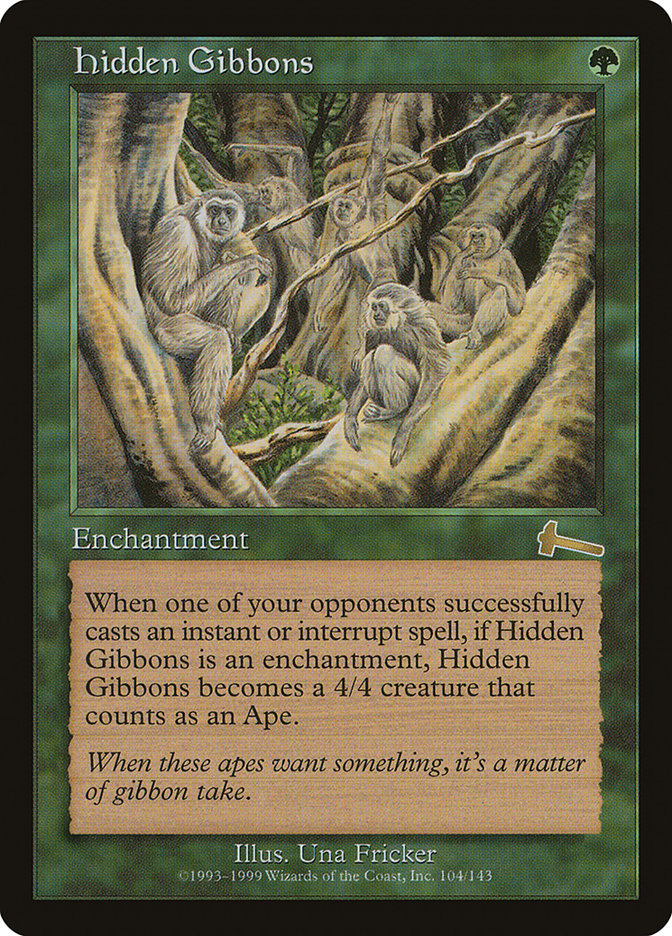 Hidden Gibbons [Urza's Legacy] | Game Master's Emporium (The New GME)