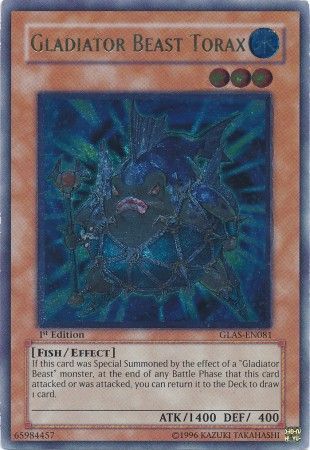 Gladiator Beast Torax [GLAS-EN081] Ultimate Rare | Game Master's Emporium (The New GME)