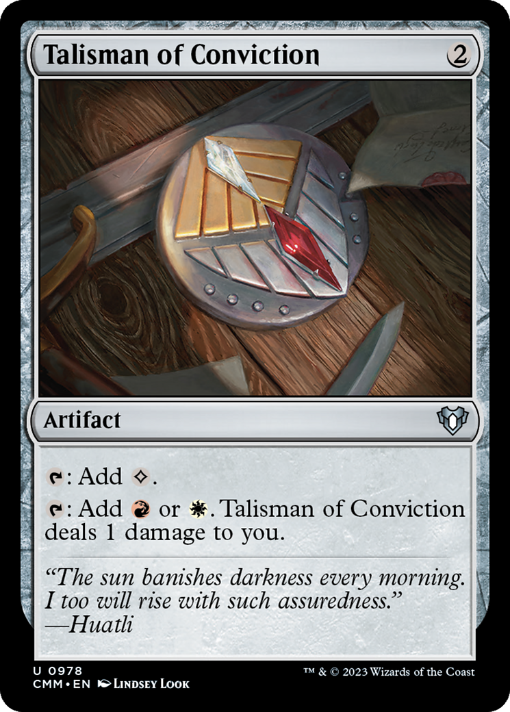 Talisman of Conviction [Commander Masters] | Game Master's Emporium (The New GME)