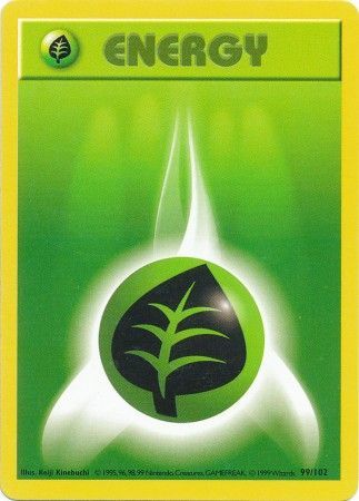 Grass Energy (99/102) [Base Set Shadowless Unlimited] | Game Master's Emporium (The New GME)