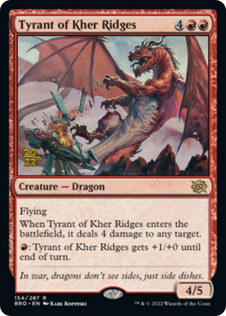 Tyrant of Kher Ridges [The Brothers' War Prerelease Promos] | Game Master's Emporium (The New GME)