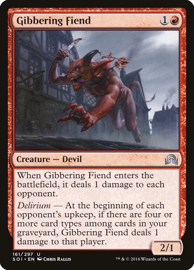 Gibbering Fiend [Shadows over Innistrad] | Game Master's Emporium (The New GME)