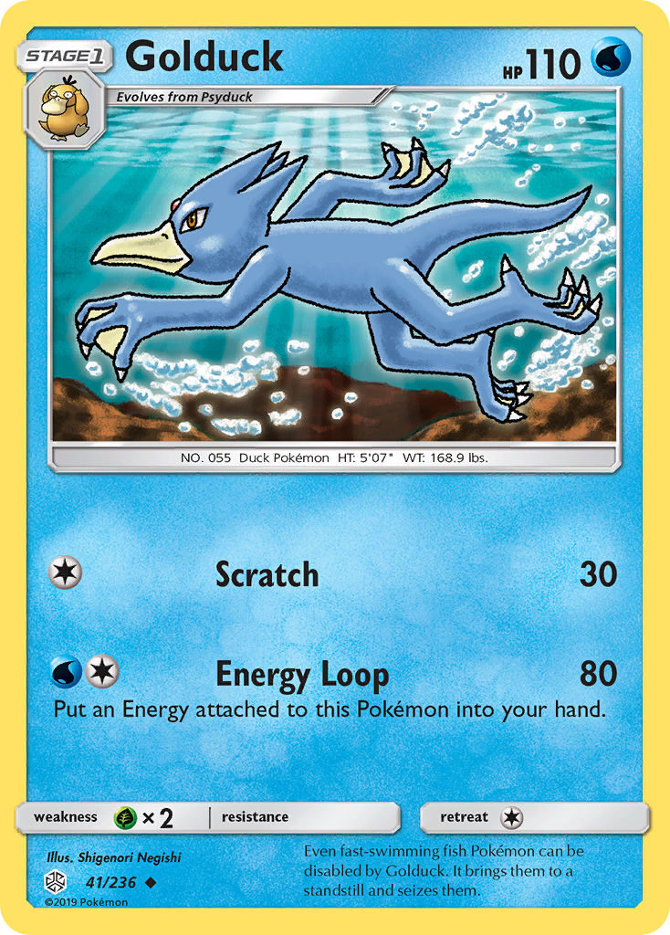 Golduck (41/236) [Sun & Moon: Cosmic Eclipse] | Game Master's Emporium (The New GME)