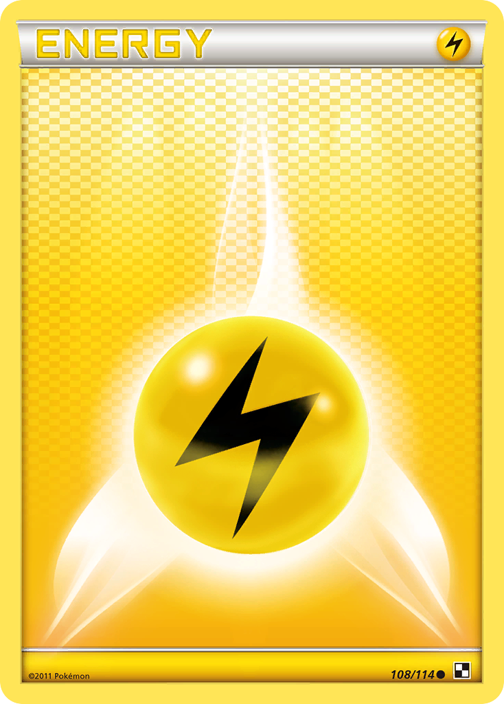 Lightning Energy (108/114) [Black & White: Base Set] | Game Master's Emporium (The New GME)