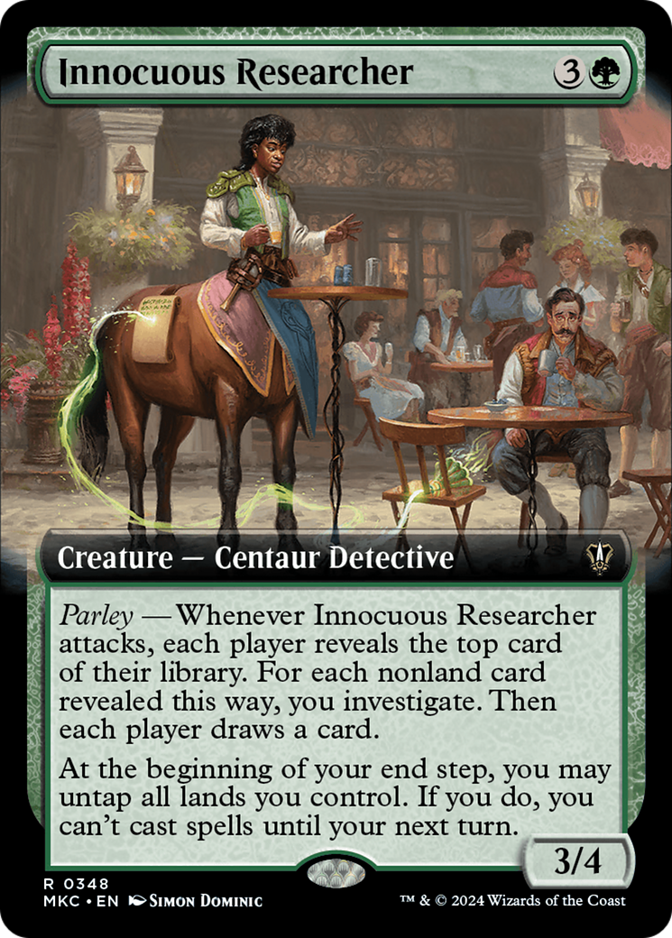 Innocuous Researcher (Extended Art) [Murders at Karlov Manor Commander] | Game Master's Emporium (The New GME)