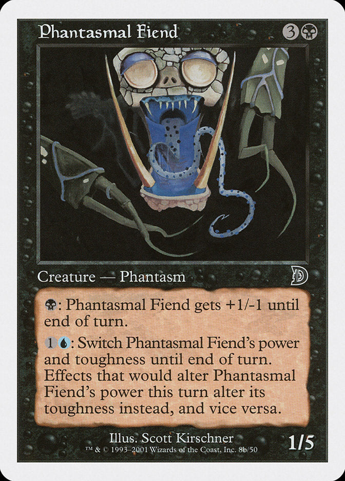 Phantasmal Fiend (Black Background) [Deckmasters] | Game Master's Emporium (The New GME)