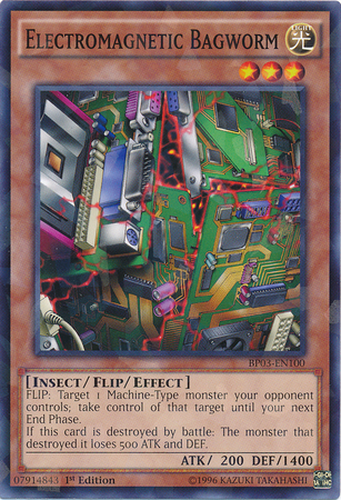 Electromagnetic Bagworm [BP03-EN100] Shatterfoil Rare | Game Master's Emporium (The New GME)