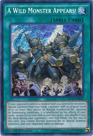 A Wild Monster Appears! [MP15-EN234] Secret Rare | Game Master's Emporium (The New GME)