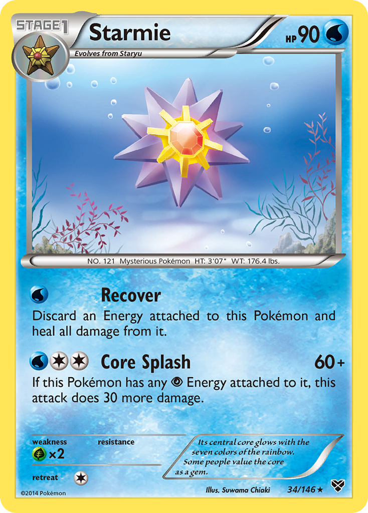 Starmie (34/146) [XY: Base Set] | Game Master's Emporium (The New GME)