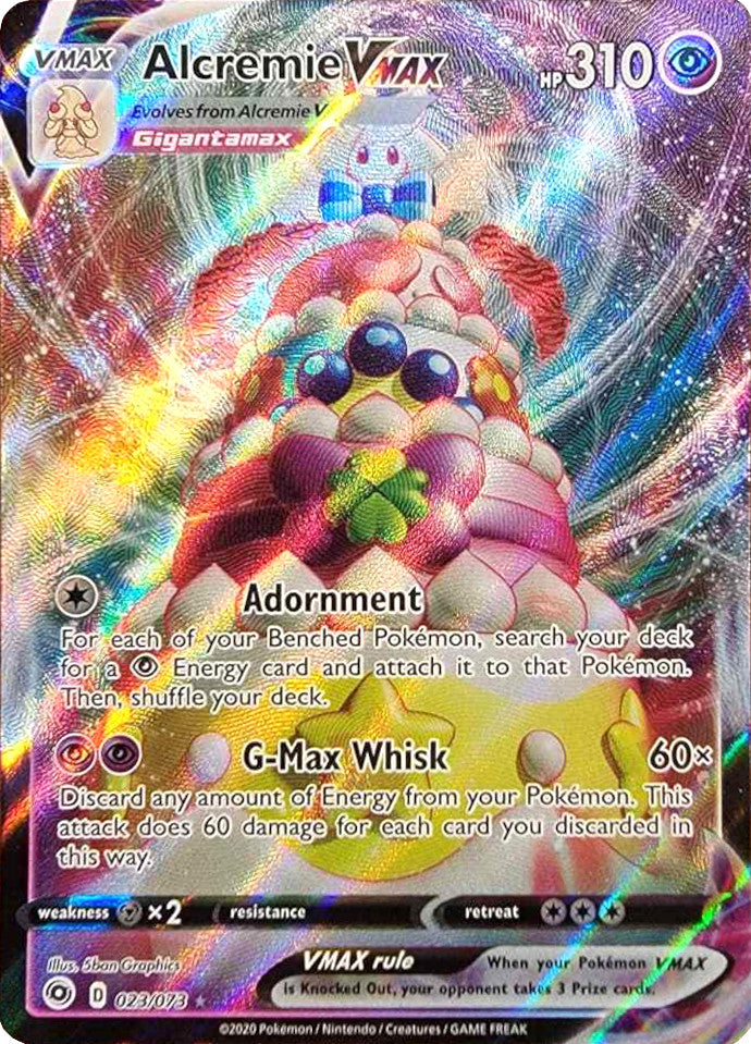 Alcremie VMAX (023/073) [Prize Pack Series One] | Game Master's Emporium (The New GME)