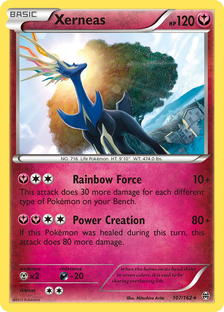 Xerneas (107/162) (Cosmos Holo) (Blister Exclusive) [XY: BREAKthrough] | Game Master's Emporium (The New GME)