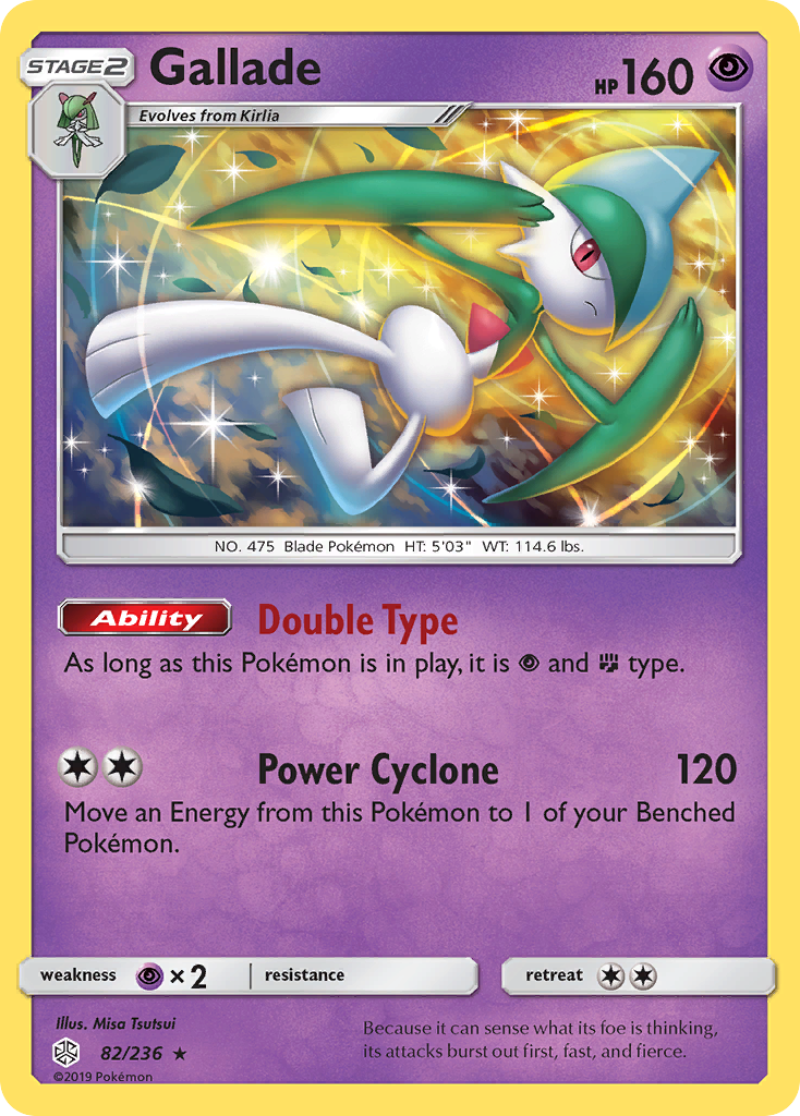 Gallade (82/236) [Sun & Moon: Cosmic Eclipse] | Game Master's Emporium (The New GME)