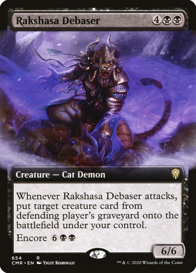 Rakshasa Debaser (Extended Art) [Commander Legends] | Game Master's Emporium (The New GME)