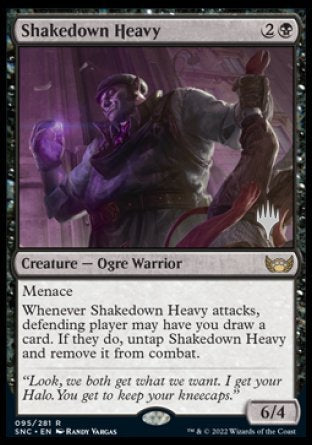 Shakedown Heavy (Promo Pack) [Streets of New Capenna Promos] | Game Master's Emporium (The New GME)